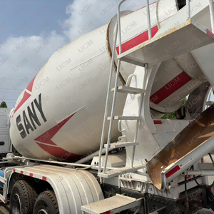 Camion malaxeur à béton SANY d'occasion bien entretenu, 12 mètres cubes, modèle 2020, équipé d'un châssis HOWO, en stock - Product Image 3