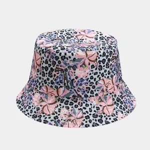 Factory Supply Summer Colorful Hat Bucket Sublimation Printed Bucket Hat Custom Fishermen Printed Hat