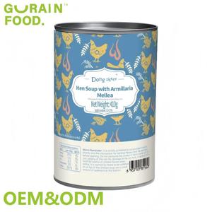 OEM ODM Đóng Hộp Thịt Ngay Lập Tức Súp Gà 410G Súp Gà Với Armillaria Mellea - Product Image 1