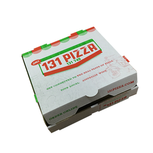 Caja para Pizza Cuadrada de Cartón Corrugado, Materiales Reciclados, Personalizable, Laminación Mate, Grado Alimenticio, Precio Económico, Boao - Product Image 1