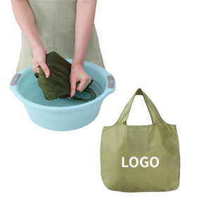 Custom Reusable Shopping Bag Promotional Gifts Foldable Women Recycled Plastic Tote Bag with Logo