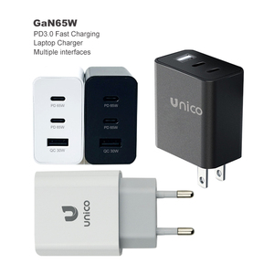 Unico gan 65W 45W 30W nhanh điện thoại di động sạc du lịch USB Type-C máy tính xách tay máy ảnh tường Adapter PD sạc nhanh - Product Image 1