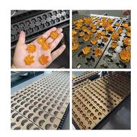 Divers modèles de moule à bonbons en silicone utilisés pour la fabrication de gommes Machine
