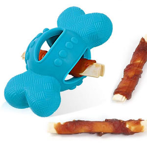Multifunzionale TPR cane giocattolo da masticare con Snack porta Eco Friendly Pet giocattolo da masticare per la salute dentale e l'esercizio di formazione - Product Image 6