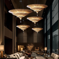 Lustre LED Dimmable Tricolore en Fer Forgé Style Parchemin d'Asie du Sud-Est, Antique, pour Restaurant Thaïlandais, Hôtel, Salon, Escalier