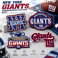 Écussons brodés personnalisés des New York Giants, à thermocoller, logo d'équipe de football, accessoires vestimentaires en gros