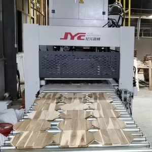 Mesin lem tepi kayu HF mesin pembuat Panel kayu dari JYC