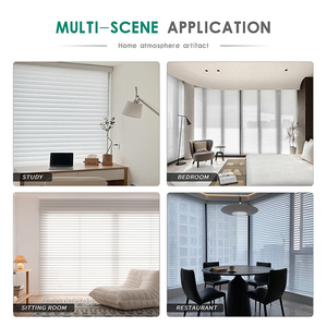 Smart elettrico Wifi Shangri-La Silhouette <span class=keywords><strong>tapparelle</strong></span> automatiche <span class=keywords><strong>a</strong></span> triplo rullo tende per <span class=keywords><strong>batteria</strong></span> tende persiane persiane - Product Image 3