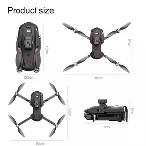 V168 Haute qualité 8K HD double caméra évitement d'obstacles 3KM vol longue portée <span class=keywords><strong>Mini</strong></span> RC FPV Drone quadrirotor pour adultes et enfants - Product Image 3