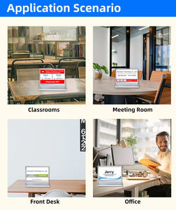 Papierloos Kantoor Informatie Display Systeem Smart Office Oplossing Epaper Kamer Bewegwijzering Deur Display E-Ink Desktop Status Board - Product Image 5