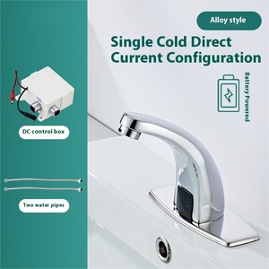 Cảm biến tự động vòi nước hiện đại hồng ngoại tay touchless tap nóng lạnh lưu vực Mixer Chrome đánh bóng bồn rửa tap Đồng phòng tắm vòi - Product Image 5
