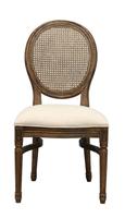 Chaise de salle à manger Louis empilable en bois massif de style français Qingdao Sinofur - Durable et imperméable pour un usage domestique et scolaire