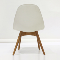 Chaise longue moderne en bois de frêne, rembourrée en tissu, siège en mousse haute densité, fauteuil inclinable relaxant pour salon et chambre à coucher