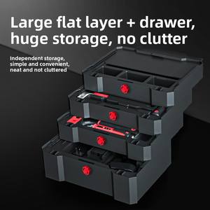 Ensemble d'outils ménagers de réparation de voiture multicouche multifonctionnelle bon marché en gros - Product Image 4