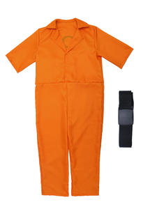 Disfraces de Cosplay de Luigi para Halloween, uniforme de prisión americana, Mono de Cosplay, traje naranja - Product Image 2