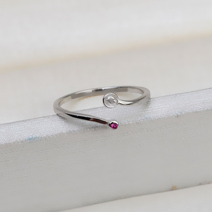 Bague ajustable en argent S925 Wenchi pour femme, design simple à ouverture, 4-8 perles, accessoires de bijoux DIY, 16812 Chine - Product Image 4
