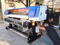 Impresora Digital Ecosolvente Yinstar de 1.8m con Cabezal Único para Lonas e Impresión de Adhesivos Publicitarios, Impresora de Inyección de Tinta XP600
