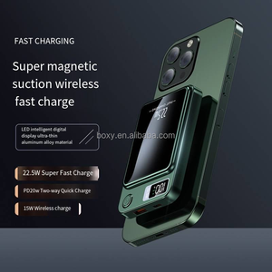 แบตเตอรี่สำรอง PD20W TYPE-C ชาร์จเร็ว 5000mah ไร้สาย 15W ชาร์จเร็ว  ความจุ 10000mAh  แบบแม่เหล็กสำหรับโทรศัพท์ - Product Image 4