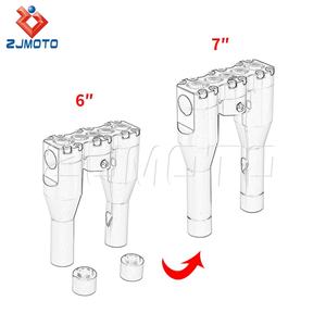 Rehausseur de guidon droit de 25 mm (1 pouce) pour Harley Dyna Softail Road King <span class=keywords><strong>Electra</strong></span> Glide Sportster 883 1200 48 FXD FLHR FLHT - Product Image 5