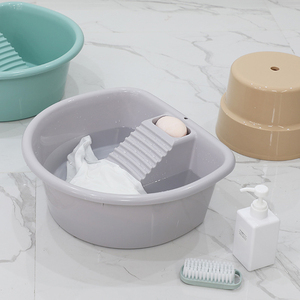 Lavabo à <span class=keywords><strong>main</strong></span> en plastique rond pour la maison - Product Image 4