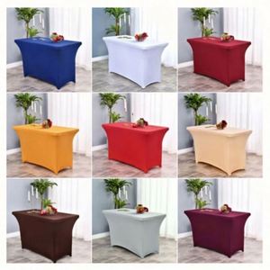 Mantel Personalizado para Ferias Comerciales con Logotipo Impreso por Sublimación, de Poliéster Impermeable, Ajustable y Elástico - Product Image 6