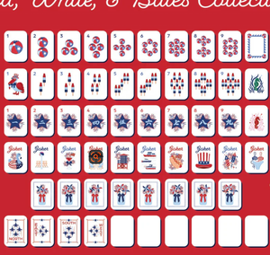 Juego de Mahjong de Lujo Conmemorativo de EE. UU. con Fuegos Artificiales, Fichas de Acrílico Cristalino, Talladas en 3 Capas, para el Hogar, Juego de Regalo de Mahjong para Jugar a Mano - Product Image 5