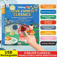 Livre sonore personnalisé pour enfants avec boutons, livre audio pour bébés, apprentissage de l'anglais, livres cartonnés