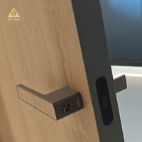 Porte intérieure de haute qualité, résistante à l'eau, au design moderne, pour chambre et salle de bain, garantie 5 ans