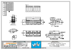 FUB-PDxxyy-4Xxx Future Bus Conector Macho DIP de 2.0mm 180° °   Conector para Placa Base de Telecomunicaciones, Señal de Alta Velocidad, PCB Duradero - Product Image 2