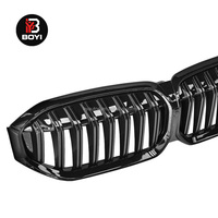 Calandre avant noire brillante G20 pour BMW Série 3 G20 G28 LCI 320i 325i 330i 2023+ – Grilles de remplacement modifiées à ligne unique