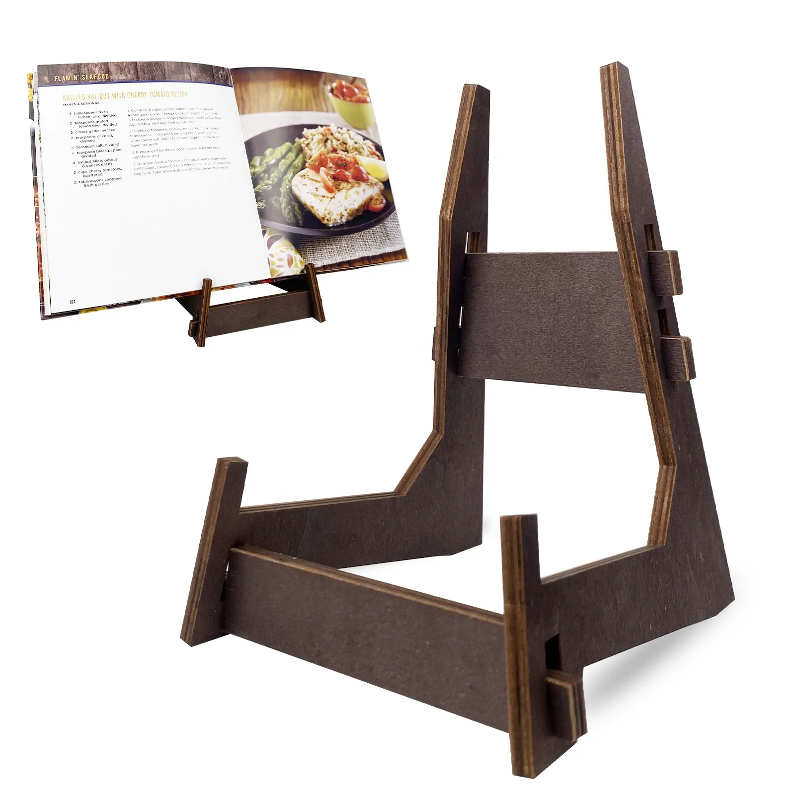 Holz kochen Bücherregale Home Küche Tischplatte Kochbuch Regale Massivholz Wand Kochbuch Regale