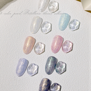 Ailanuo ยาทาเล็บไข่มุกเปลือกหอยมุก, กาวทาเล็บละเอียดประกายมุก - Product Image 1