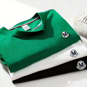 Camiseta de Lujo de <span class=keywords><strong>Color</strong></span> Liso de Alta Gama de Manga Corta con Bordado de Amoníaco Líquido, Poliéster/Algodón, Cuello Redondo, Estilo Vintage Holgado - Product Image 3