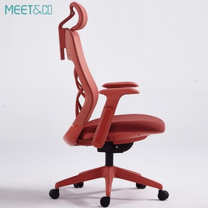 Silla de Oficina Ejecutiva Ergonómica de Lujo Contemporánea, Giratoria y Ajustable, con Malla, Certificación BIFMA CE, Material de Tela - Product Image 5