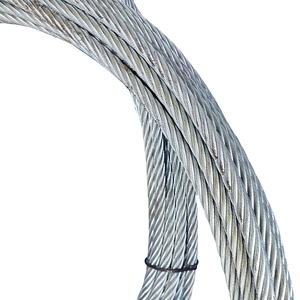 1*7 1*19 7*19 6*19 + FC/IWS Cable de alambre redondo de acero al carbono galvanizado recubierto de PVC - Product Image 1