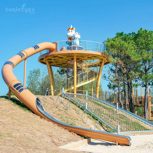 Berletyex Balançoire Ensembles Aire De Jeux En Plein Air Enfants Dinosaures Toddler Jouets Petit Parc Avion <span class=keywords><strong>Fitness</strong></span> Glissades Aire De Jeux En Plein Air - Product Image 4