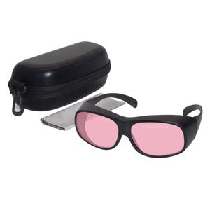 755nm OD5 + Alexandrite แว่นตานิรภัยเลเซอร์โลโก้สีชมพูเลนส์ที่กำหนดเองแว่นตาป้องกันเลเซอร์ - Product Image 3