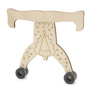 Figura acrobática de madera, Kit de bricolaje, juguete educativo de ciencia con control manual para niños de 4 a 6 años, forma de dibujos animados, educativo Unisex - Product Image 3
