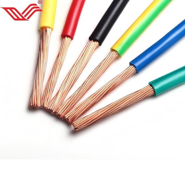 High Quality Waterproof Moisture Resistant BVR 1.5mm-10mm Copper Wire PVC Flexible Building Cable
