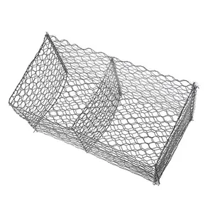 Prix du panier gabion 2x1x1m, treillis métallique gabion 3.05mm 2.7mm, boîte gabion