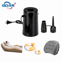Pompe à air portable compacte multifonction pour matelas pneumatique, alimentée par courant alternatif 110-240V, gonflage et dégonflage