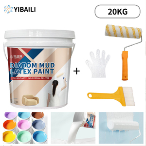 L'emulsione ecologica acrilica può essere vernice in lattice per pareti interne colorate personalizzate per pareti bianche soggiorno camera da letto - Product Image 3