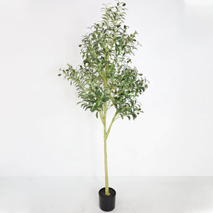Arbre d'<span class=keywords><strong>olivier</strong></span> artificiel démontable réaliste, grande plante décorative d'intérieur, vente <span class=keywords><strong>en</strong></span> gros de verdure – Meilleure vente - Product Image 2