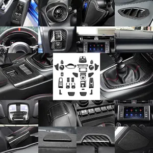 Shasha Auto Exterieur Accessoires Koolstofvezel Alle Auto-Interieur Onderdelen Voor Subaru Brz Toyota 86 Auto-Accessoires 2022-2024