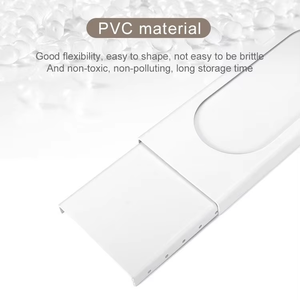 Deux pièces de climatisation <span class=keywords><strong>mobile</strong></span> à <span class=keywords><strong>gaz</strong></span> 84-120 cm, 10 cm de large, plaque d'étanchéité de fenêtre réglable en PVC ABS, écologique, durable, <span class=keywords><strong>pour</strong></span> usage domestique - Product Image 2
