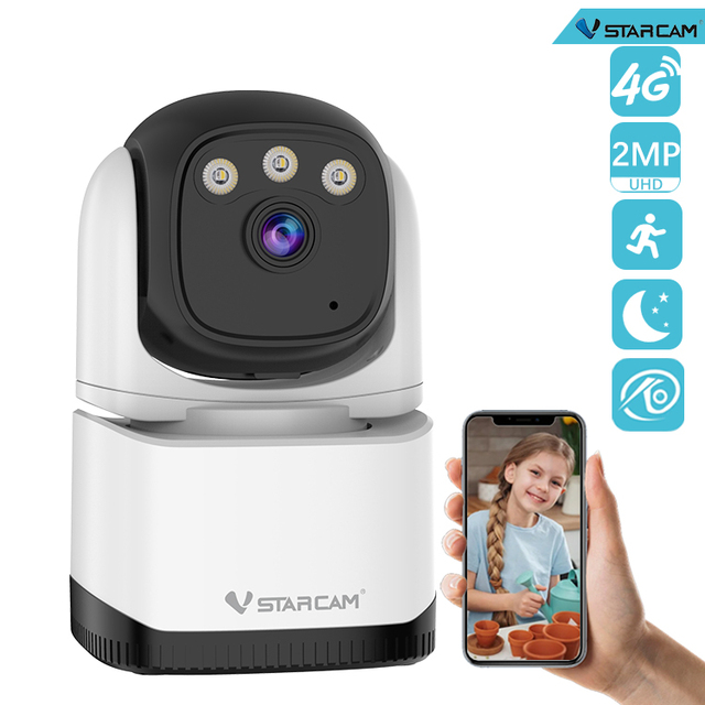 1080P Home Use 4G Ip Camera Indoor Motion Detection CCTV Security Camera System Sim 4g Camera CG995