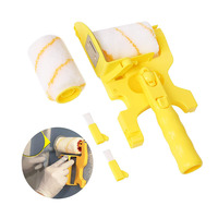 Rouleau de peinture de coupe nette à la main, Kit combiné de brosse