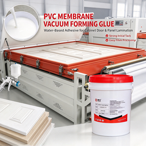 กาวทนความร้อนสำหรับการผลิตบานตู้ครัวพร้อมฟอยล์ตกแต่ง PVC กาวสำหรับขึ้นรูปสุญญากาศ - Product Image 1