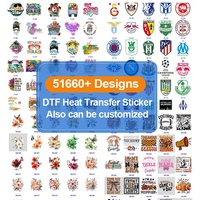 Autocollants DTF personnalisés BONI, accessoires vestimentaires, plastisol prêt à presser, transferts thermiques DTF à coller sur les t-shirts