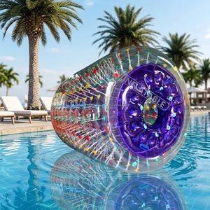 Château Gonflable Commercial en PVC, Rouleau Aquatique Transparent, Boule de Marche Gonflable, Utilisation Intérieure/Extérieure, Capacité Personnalisable, Transport de Passagers - Product Image 1